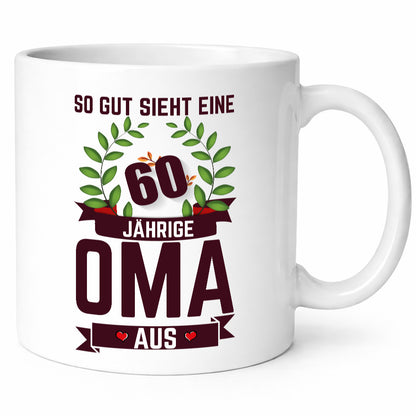 60. Geburtstag | 60 Jährige Oma Großmutter Geschenk Familie Geschenkidee