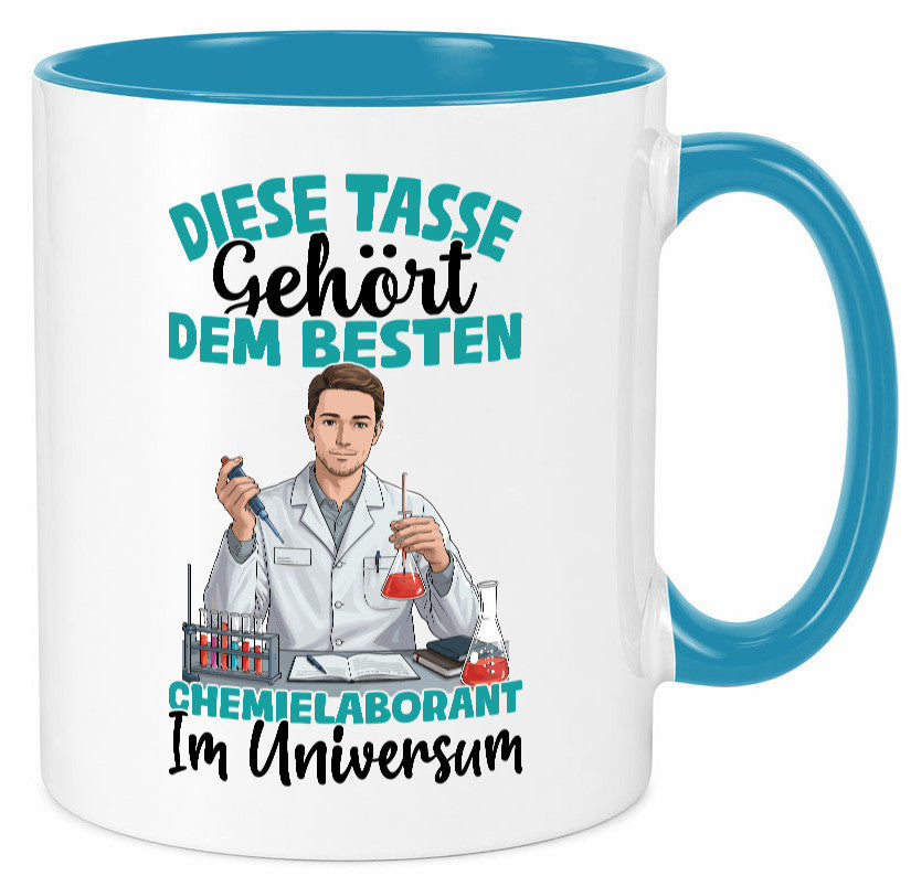 Im Universum: Chemielaborant | Laborant Chemie Humor Geschenkidee Tasse