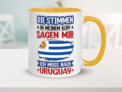 Uruguay | Urlaub Stimmen in meinem Kopf Traumland Geschenk Humor Geschenkidee