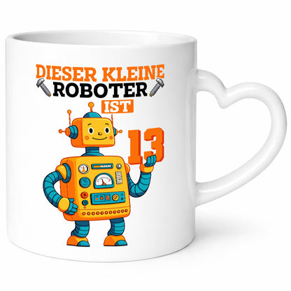 13. Geburtstag | 13 Jahre Roboter Junge Humor Geschenkidee Tasse
