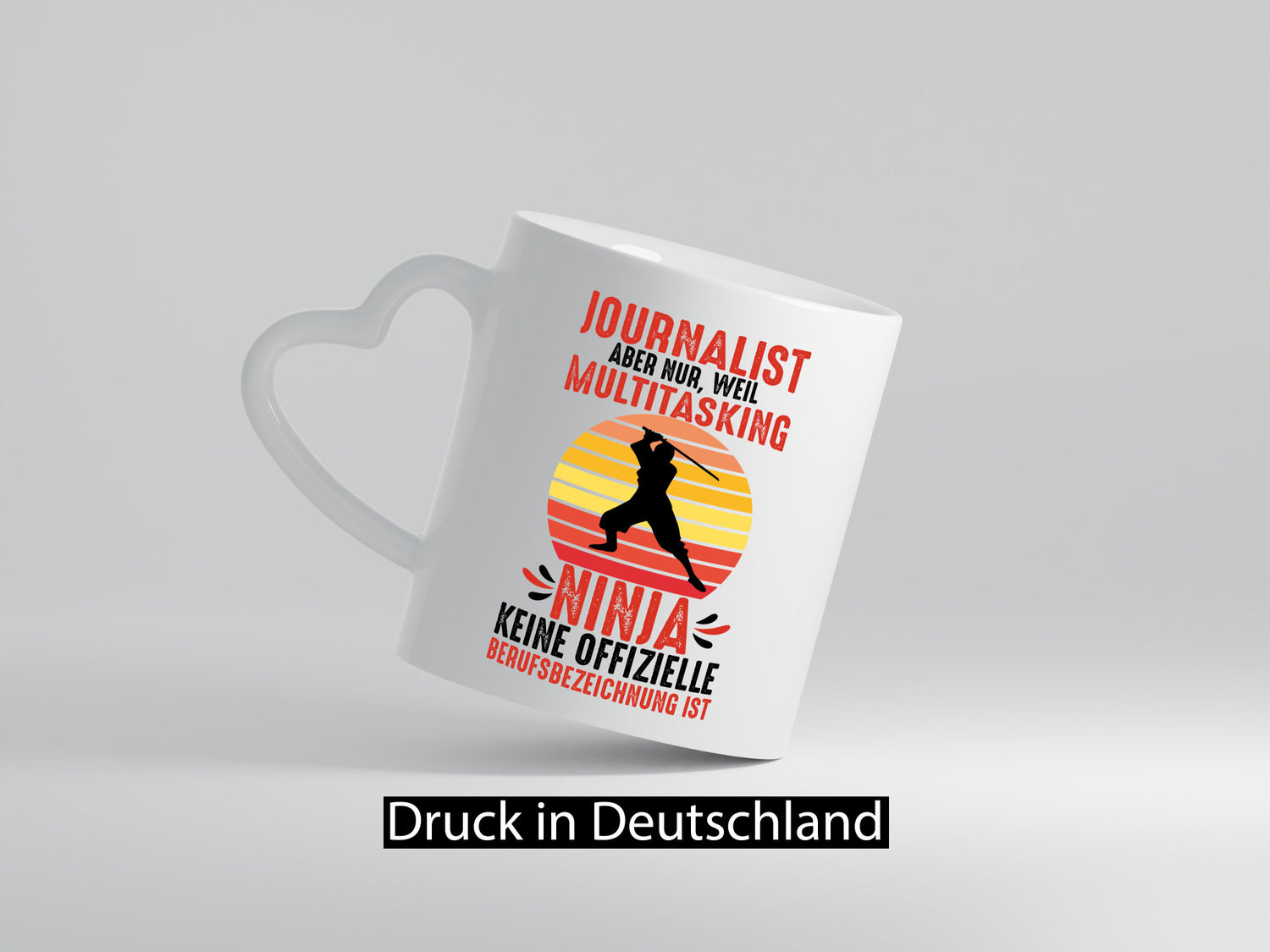 Journalist weil Multitasking Ninja kein Beruf ist Geschenk Arbeit Kollegen Büro