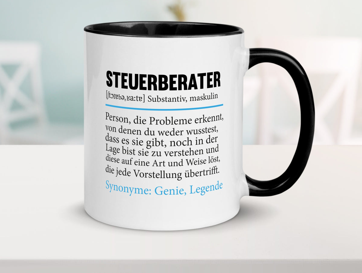 Steuerberater | Spruch Steuern Beruf Humor Arbeit Kollegen Büro Geschenkidee Tasse