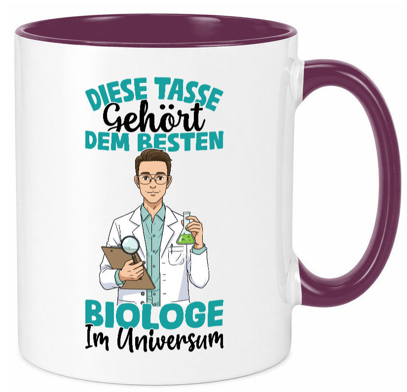 Im Universum: Biologe | Biologie Naturforscher Humor Geschenkidee Tasse