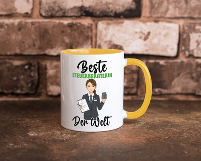 Beste Steuerberaterin | Steuer Beratung v2 Geschenkidee Humor Tasse