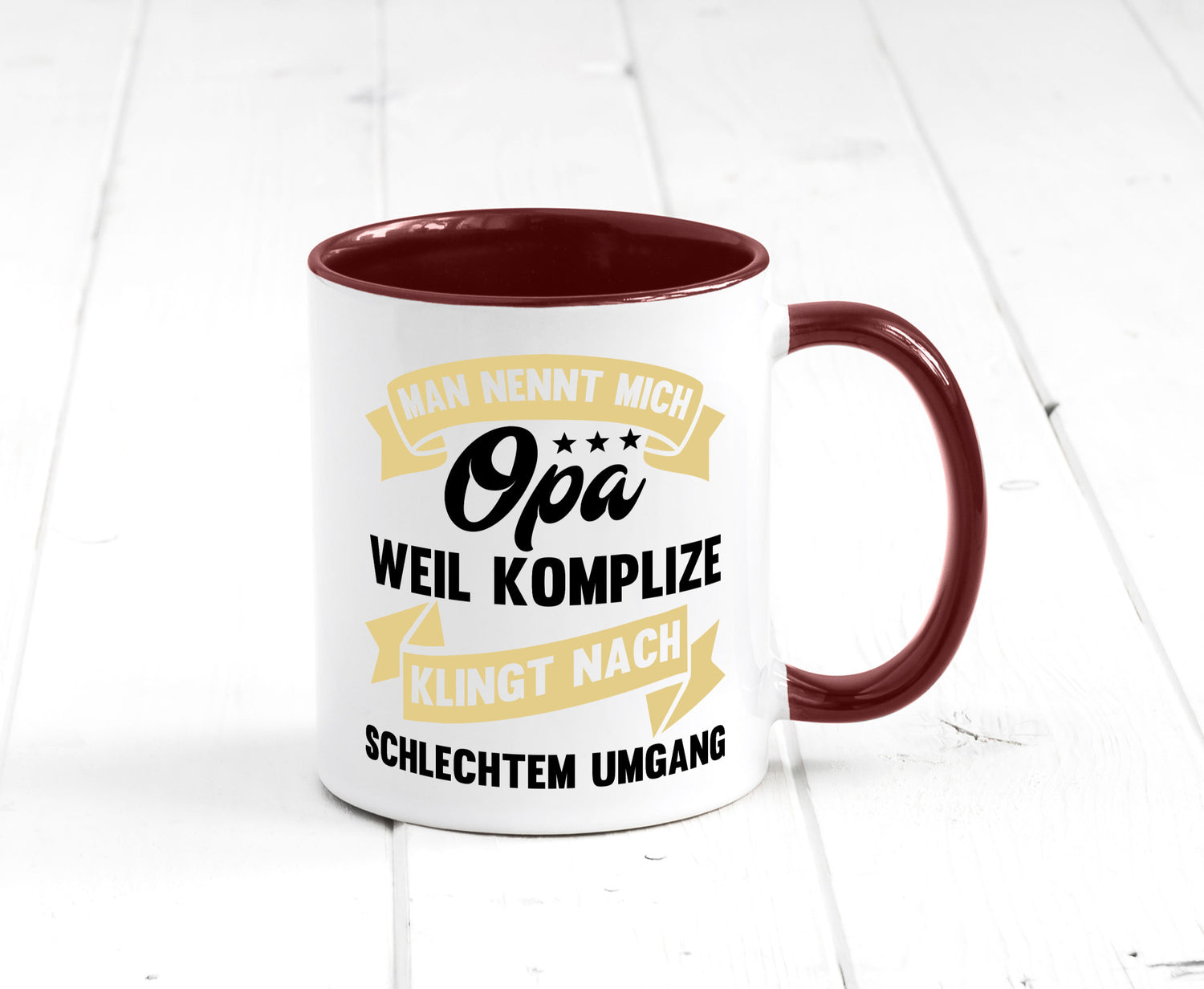 Man nennt mich Opa | Bester der Welt Humor Familie Geschenkidee Tasse