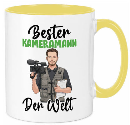 Bester Kameramann | Kamera v2 lustig Humor Geschenkidee Geschenk Tasse