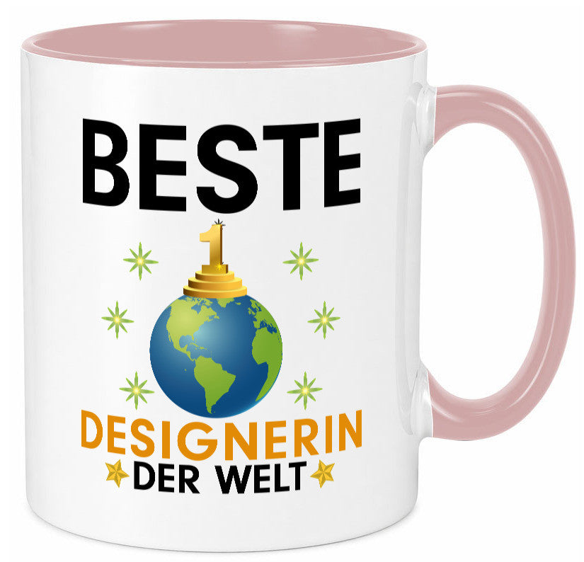 Welt Beste Designerin | Mode lustiger Spruch Geschenk Humor Geschenkidee Tasse