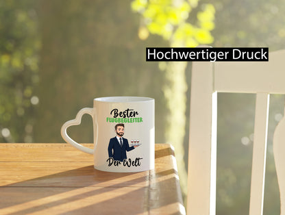 Bester Flugbegleiter | Steward Flughafen v2 Lustig Humor Geschenkidee Geschenk