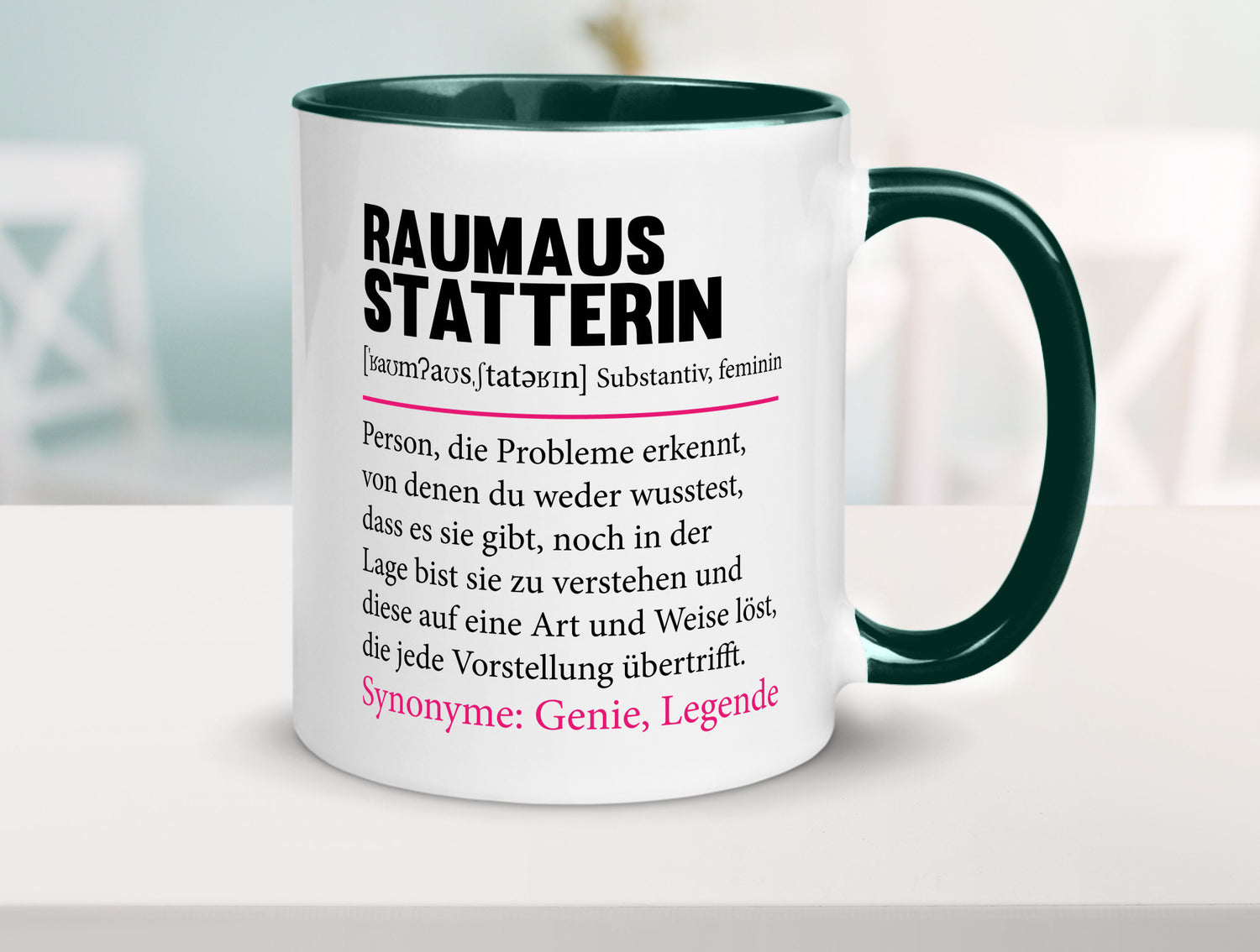 Raumausstatterin | Wohn Ausstatterin Beruf Humor Geschenk Arbeit Kollegen Büro