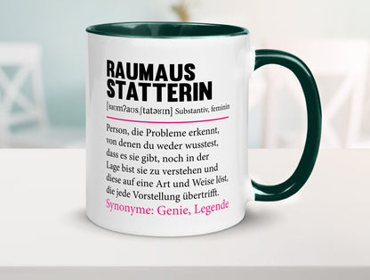 Raumausstatterin | Wohn Ausstatterin Beruf Humor Geschenk Arbeit Kollegen Büro