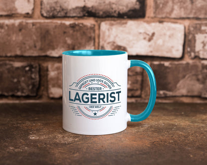 Geprüft und sicher: Lagerist | Lageristen Lager Arbeiter lustiger Spruch