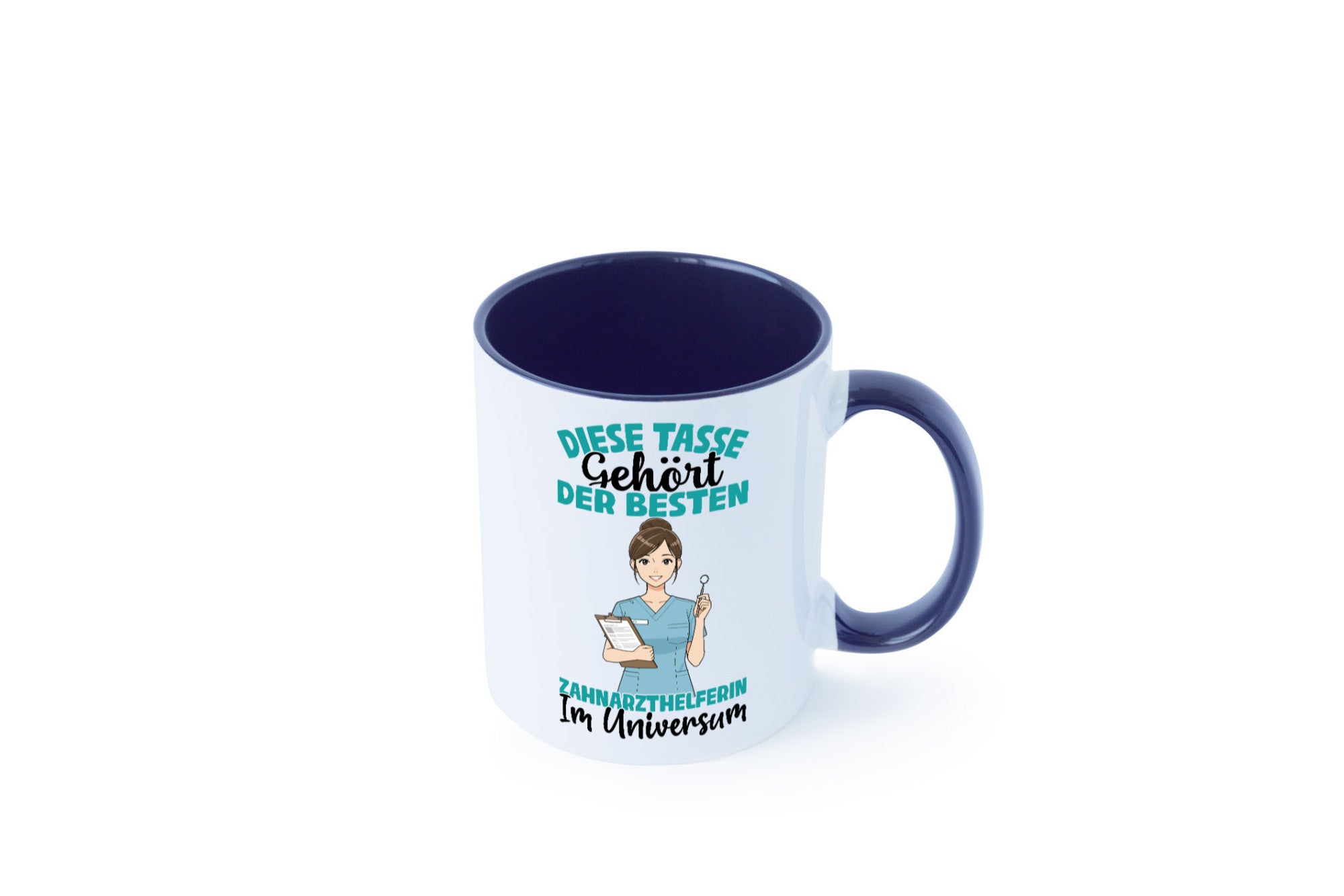 Im Universum: Zahnarzthelferin | Zahnmedizin Humor Geschenkidee Tasse