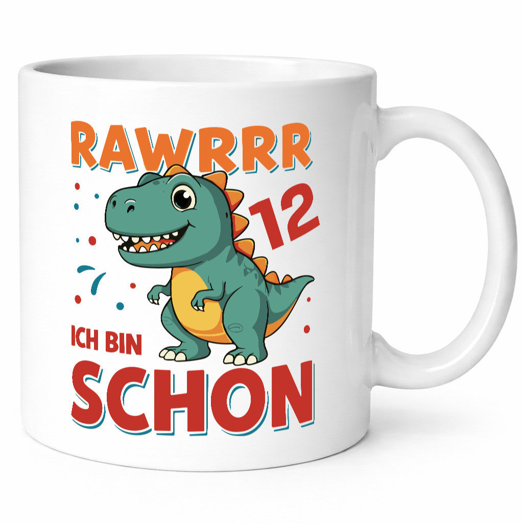 12. Geburtstag | 12 Jahre Raw ich bin schon T-Rex Geschenk Geschenkidee