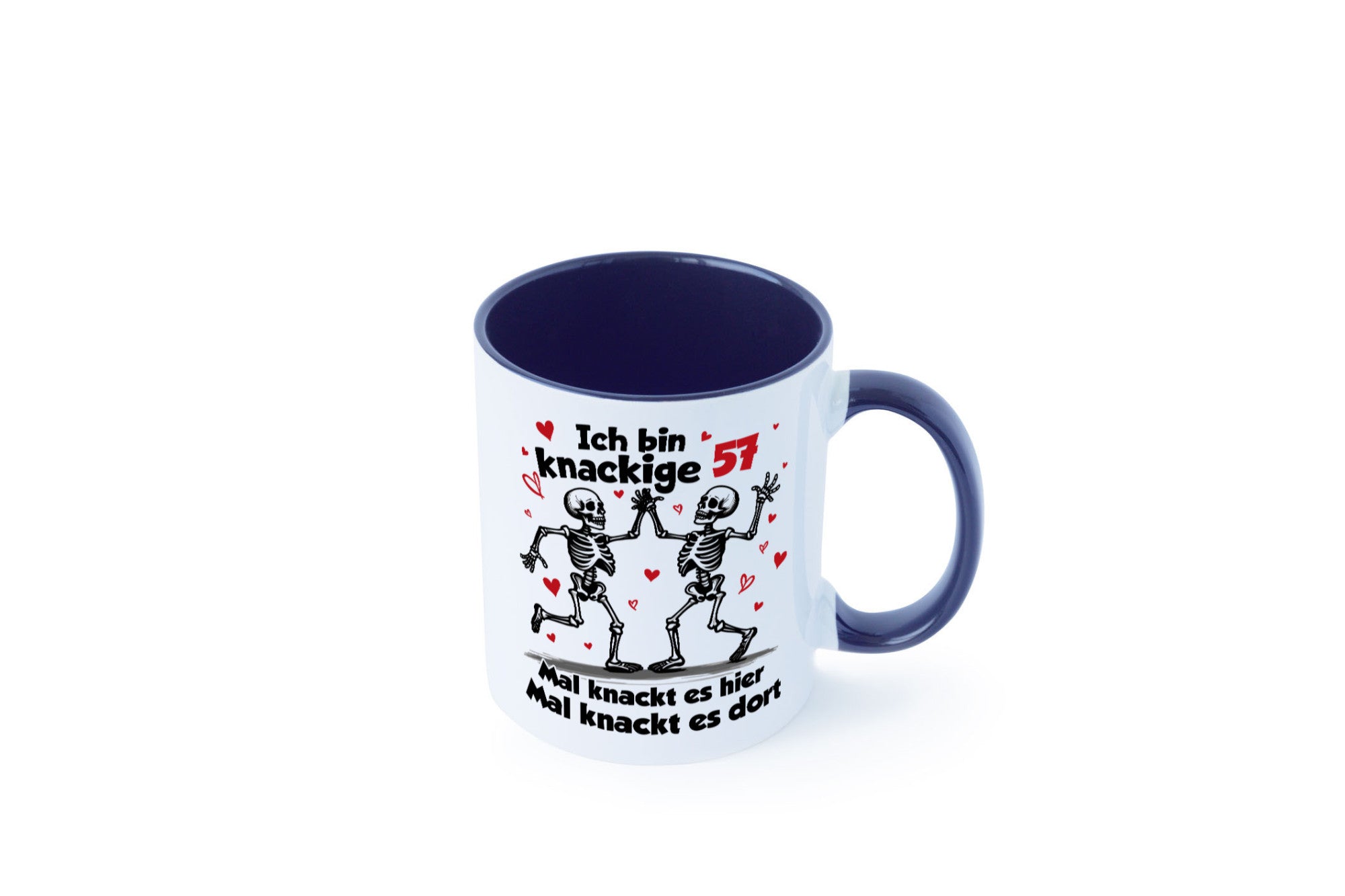 57. Geburtstag | Knackige 57 Ich bin alt lustig Geschenkidee Geschenk Tasse