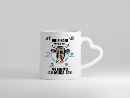 Cows Calling | Farmer Cow Farm Funny Saying Gift Humor