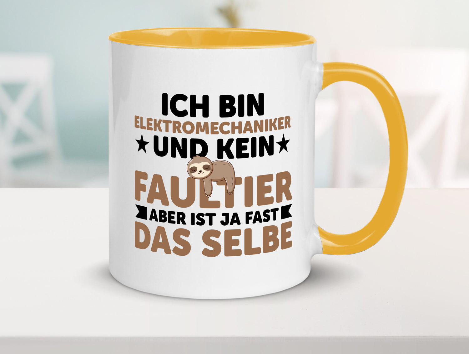 Ich bin kein Faultier: Elektromechaniker | Mechaniker Geschenkidee