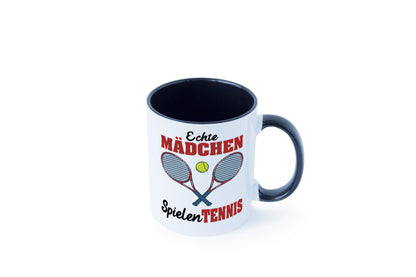 Echte Mädchen Spielen Tennis | Sport Geschenkidee Humor Tasse