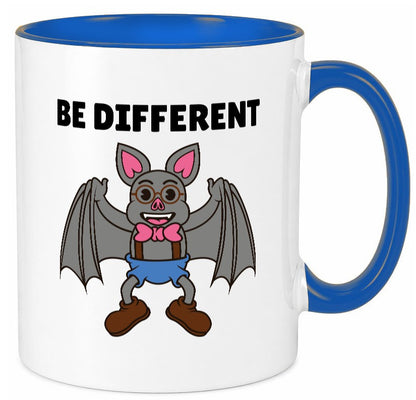 Be Different Geschenk Humor Geschenkidee lustiger Spruch Tasse