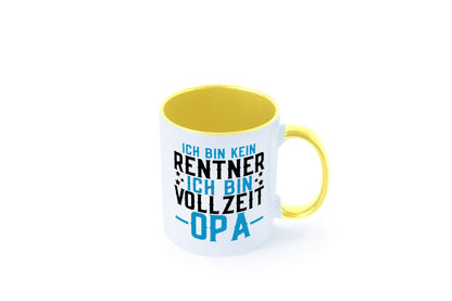 Rentner | Vollzeit Opa Pension Ruhestand Großvater lustiger Spruch Geschenk