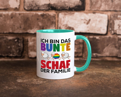 LGBTQ+ Tasse | Buntes Schaf Regenbogen Humor Geschenkidee