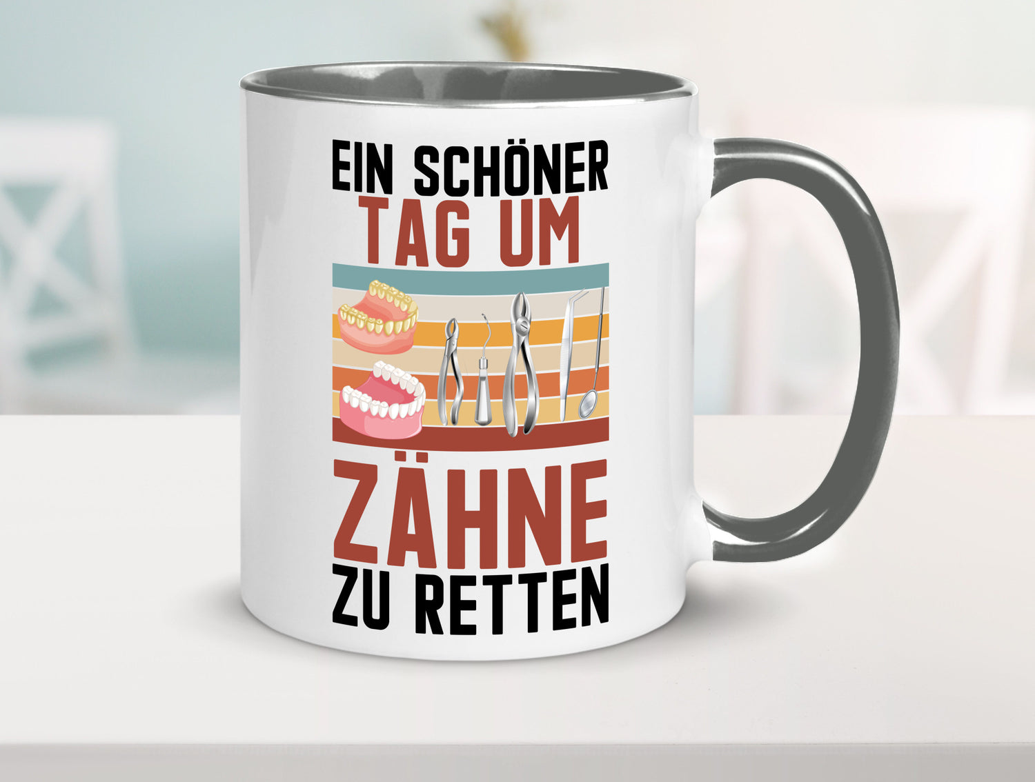 Ein schöner Tag um zähne zu retten | Zahnarzt Geschenk Humor Geschenkidee