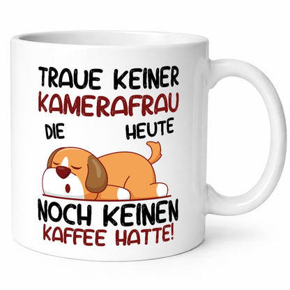 Traue keiner Kamerafrau | Kamera Humor Geschenkidee Tasse