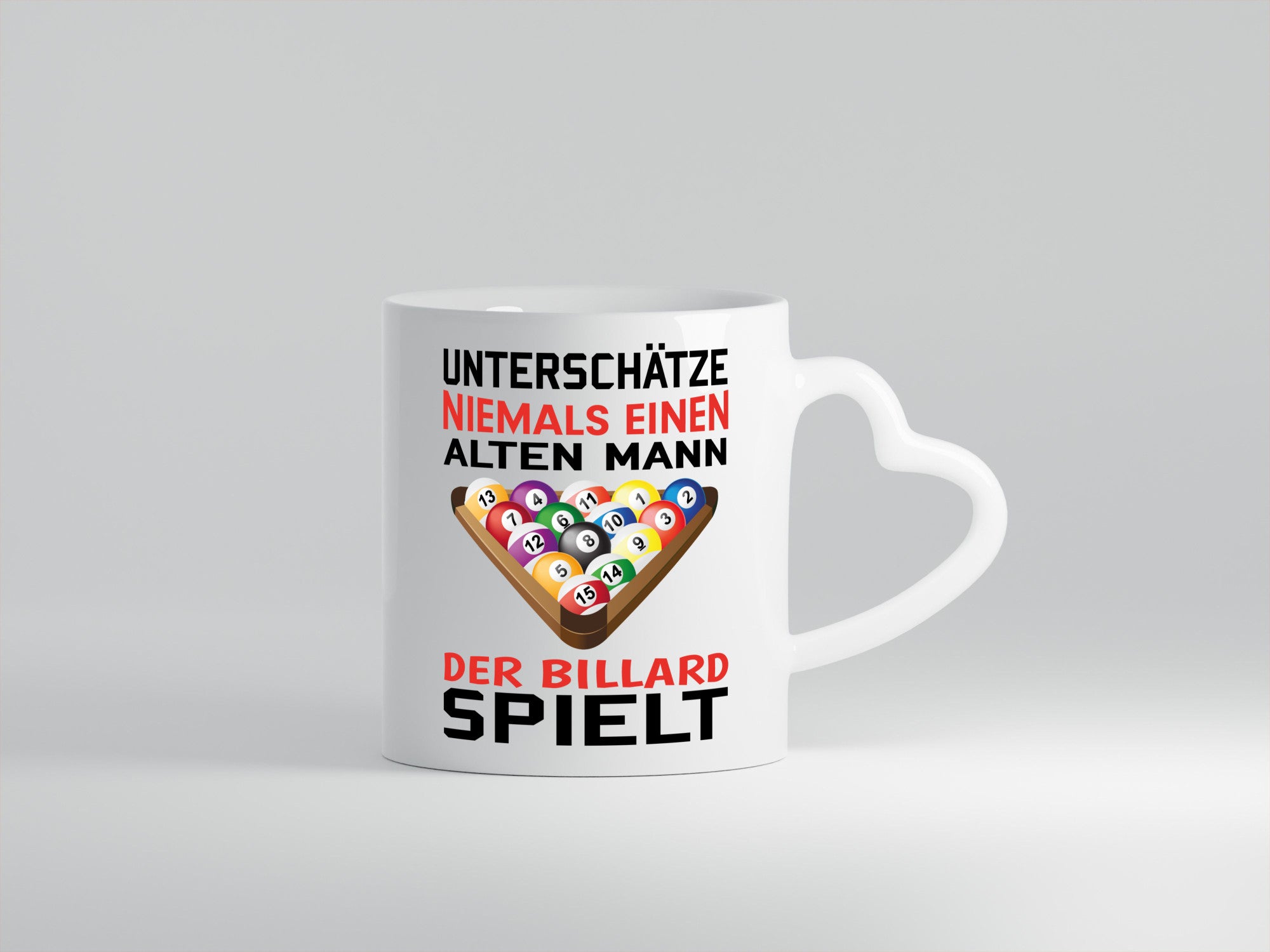 Billardspieler Humor | Männer Tasse Billard spielen lustiger Spruch Geschenk