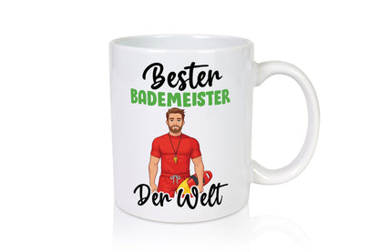 Beste Bademeister | Rettungsschwimmer lustig Humor Geschenkidee Geschenk Tasse
