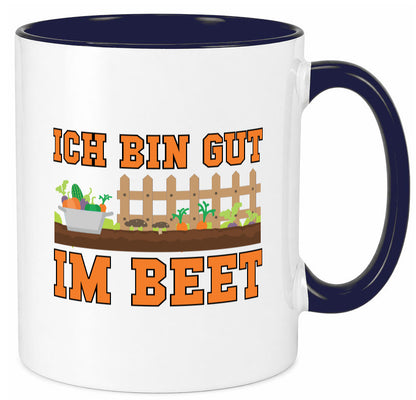 Gut im Beet | Gärtnern Pflanzen Zaun Gemüse Geschenk Humor Geschenkidee Tasse