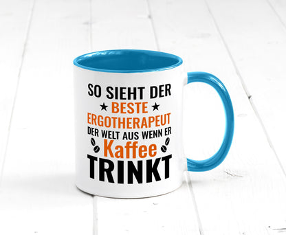 Kaffee trinkt: Ergotherapeut | Ergotherapie lustig Humor Geschenkidee Geschenk
