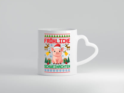 Fröhliche Schweinachten | Ugly Christmas Schwein Humor Geschenkidee Tasse