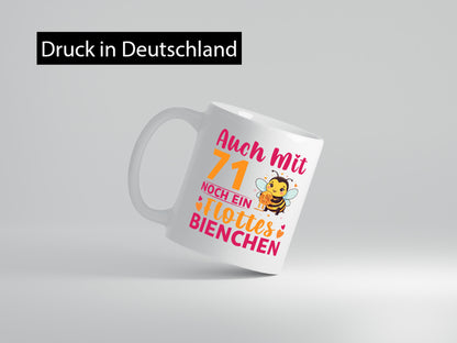 71. Geburtstag | Flottes Bienchen 71 Jahre Geschenk Geschenkidee lustiger