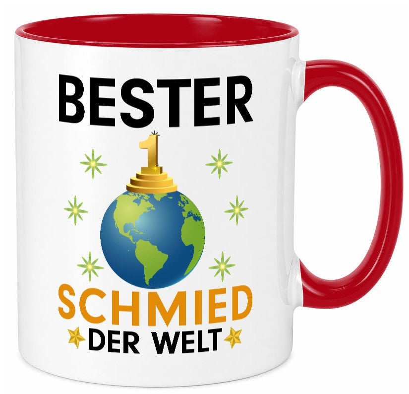 Welt Bester Schmied | schmieden lustiger Spruch Geschenk Humor Geschenkidee Tasse