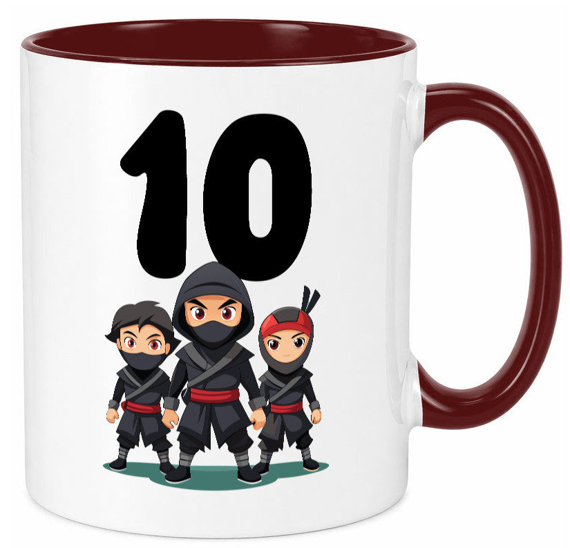 10. Geburtstag | 10 Jahre Ninja Humor Geschenkidee Tasse
