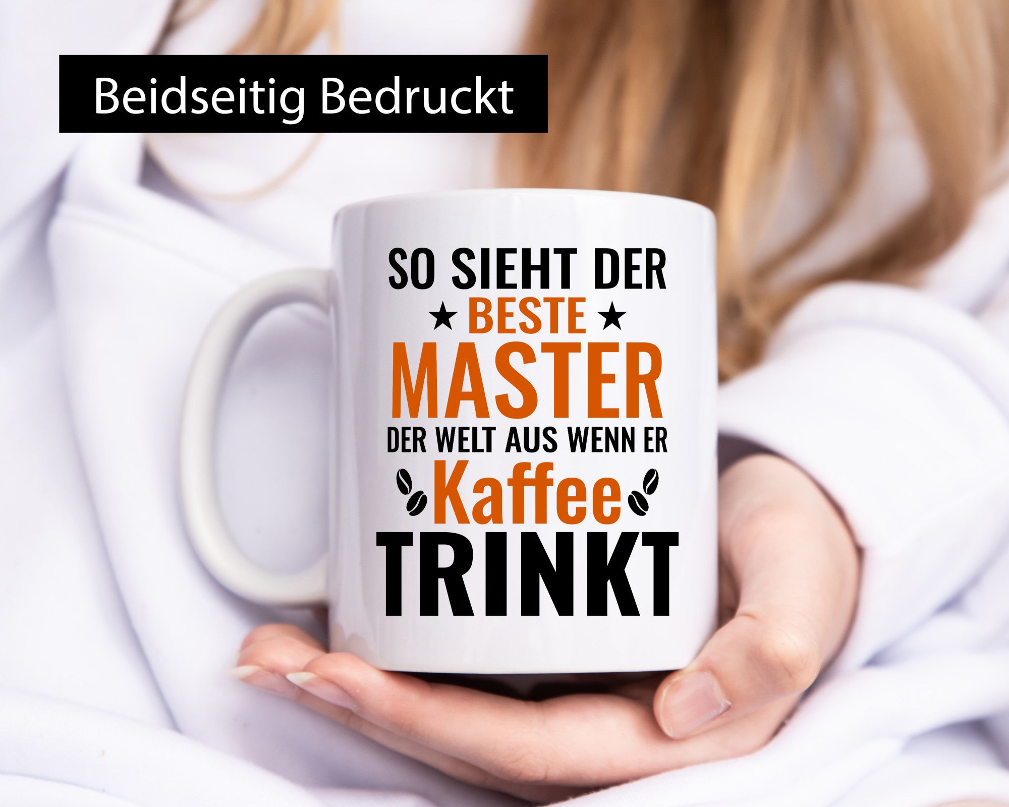 Kaffee trinkt: Master | Universität Student Humor Geschenkidee Tasse