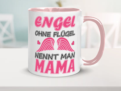 Mama Engel Humor Familie Geschenkidee Tasse