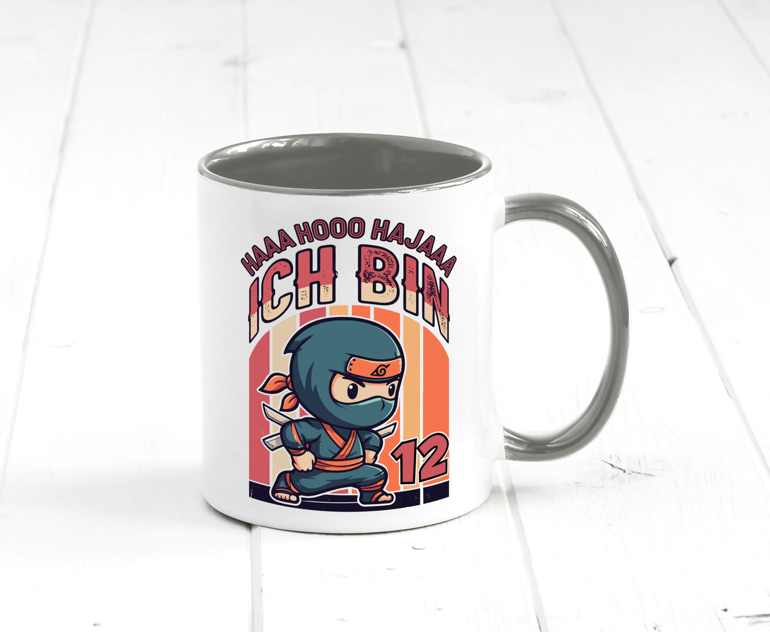 12. Geburtstag | Ninja Junge 12 Jahre Humor Geschenkidee Tasse