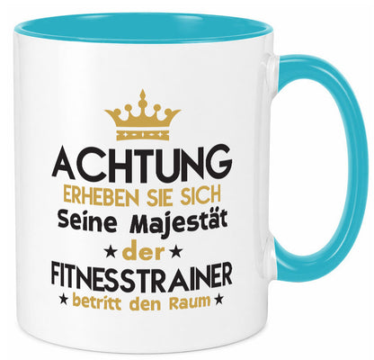 Seine Majestät Fitnesstrainer | Personal Trainer Sport lustiger Spruch Geschenk