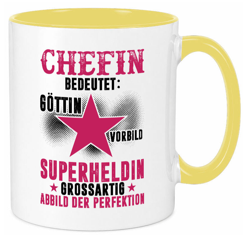 Bedeutung von Chefin | Führungskraft Vorgesetzte Geschenk Arbeit Kollegen Büro