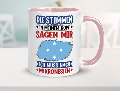 Mikronesien | Urlaub Stimmen in meinem Kopf Traumland Geschenk Humor