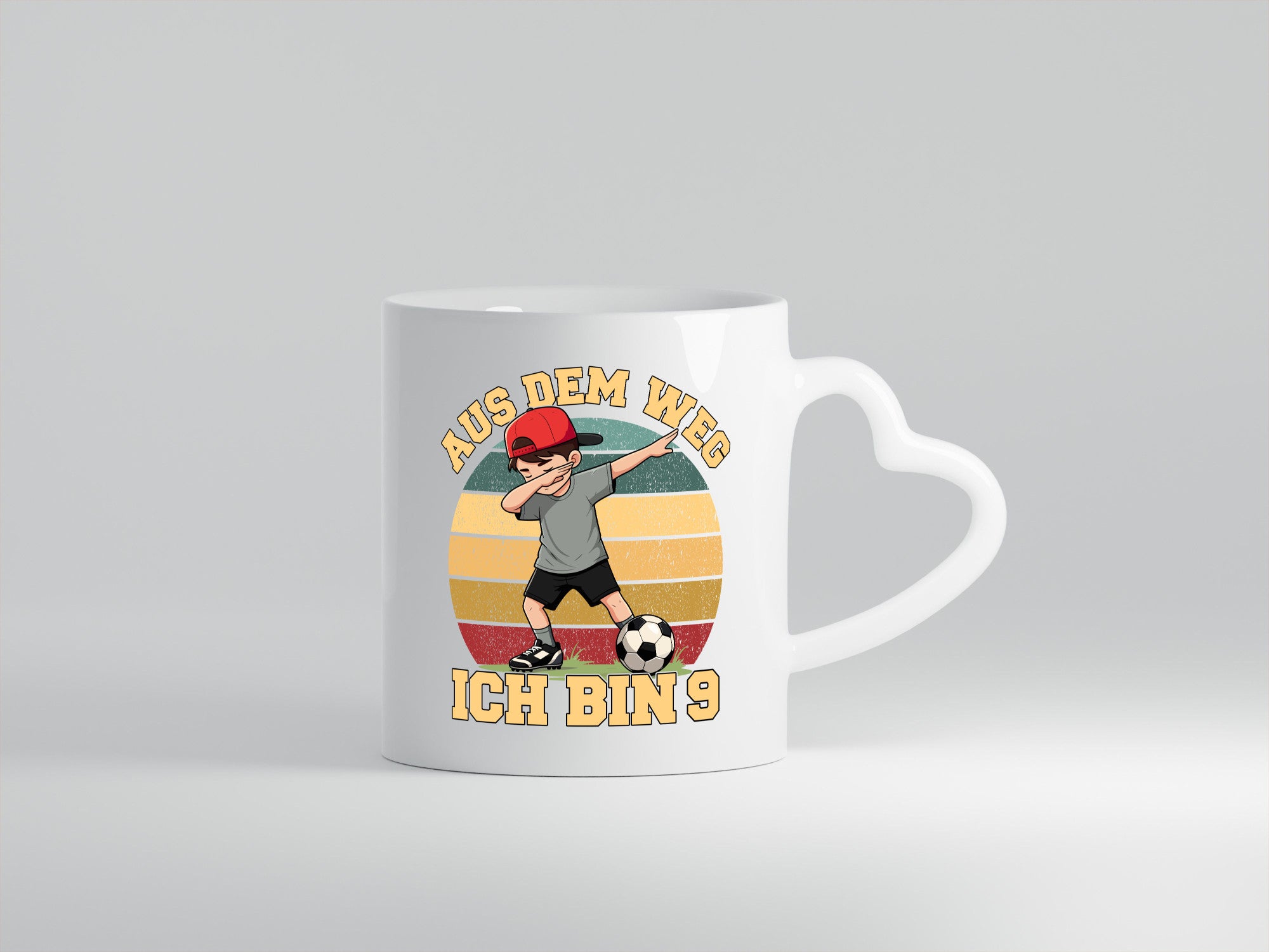 9. Geburtstag | 9 Jahre Fußball Junge Fußballer Geschenk Geschenkidee lustiger