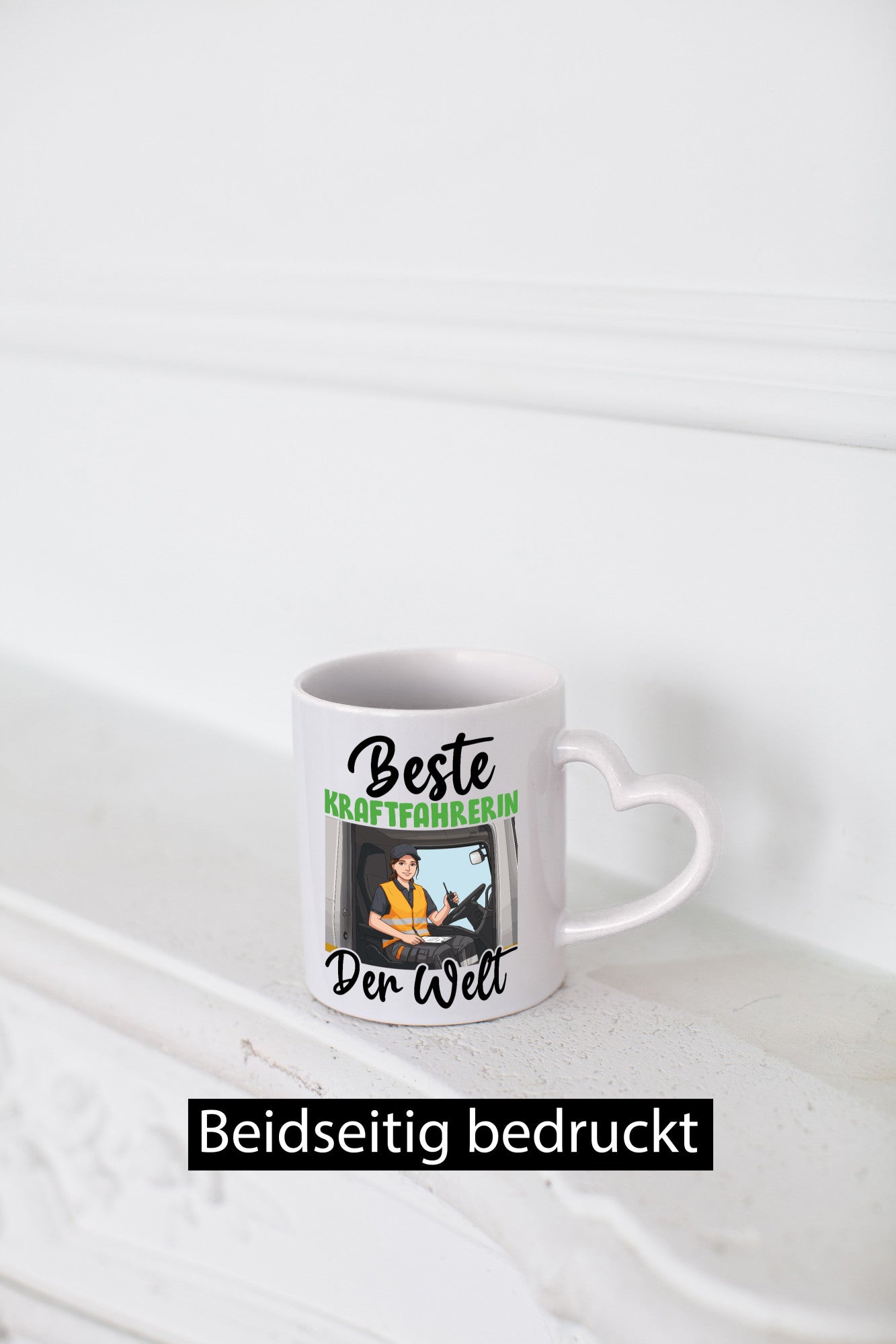 Beste Kraftfahrerin | Lastwagen LKW Geschenkidee Humor Tasse