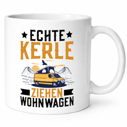 Echte Kerle ziehen Wohnwagen | Camper Camping lustiger Spruch Geschenk Humor