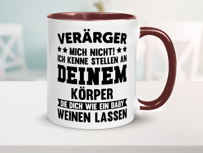 Ärger mich nicht ich kenne stellen da tut es weh. | Rache Geschenk Humor