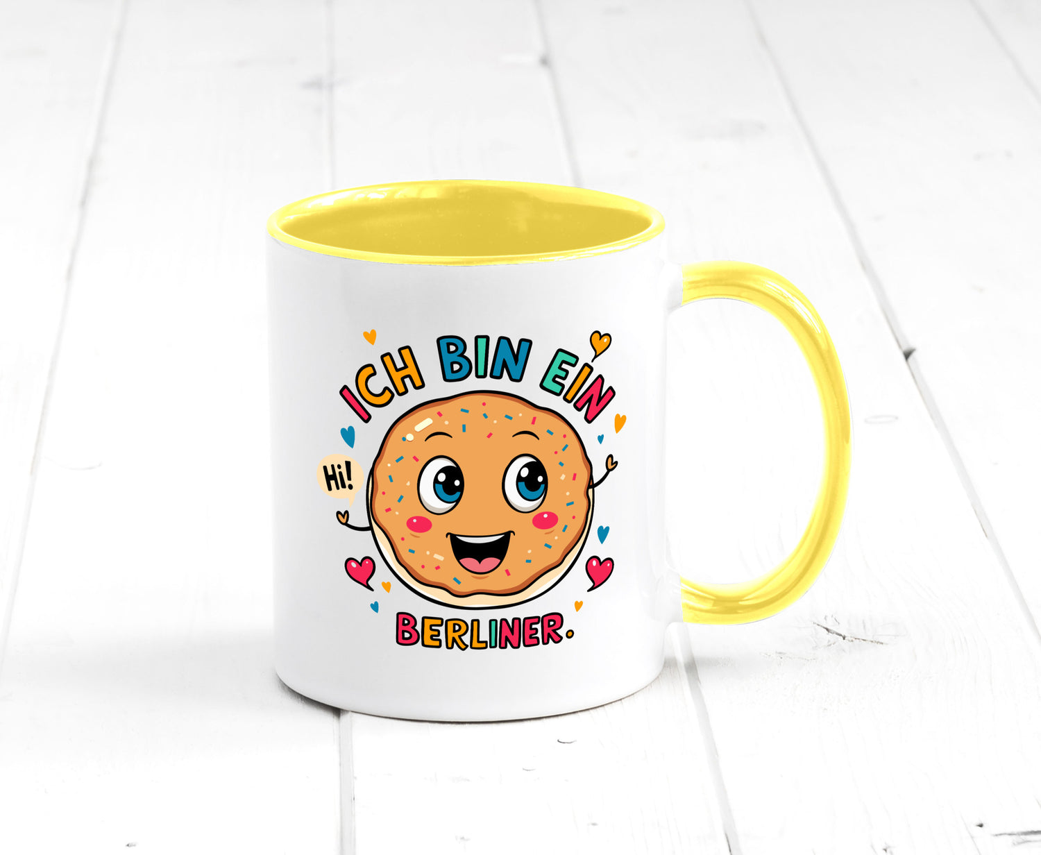 Ich bin ein Berliner | Krapfen Pfannkuchen Humor Geschenkidee Tasse