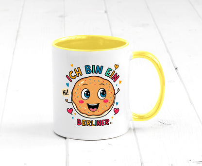 Ich bin ein Berliner | Krapfen Pfannkuchen Humor Geschenkidee Tasse