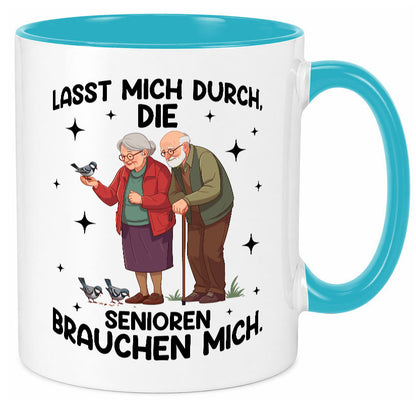 Senioren brauchen mich | Altenpflege Pflegekraft lustiger Spruch Geschenk Humor