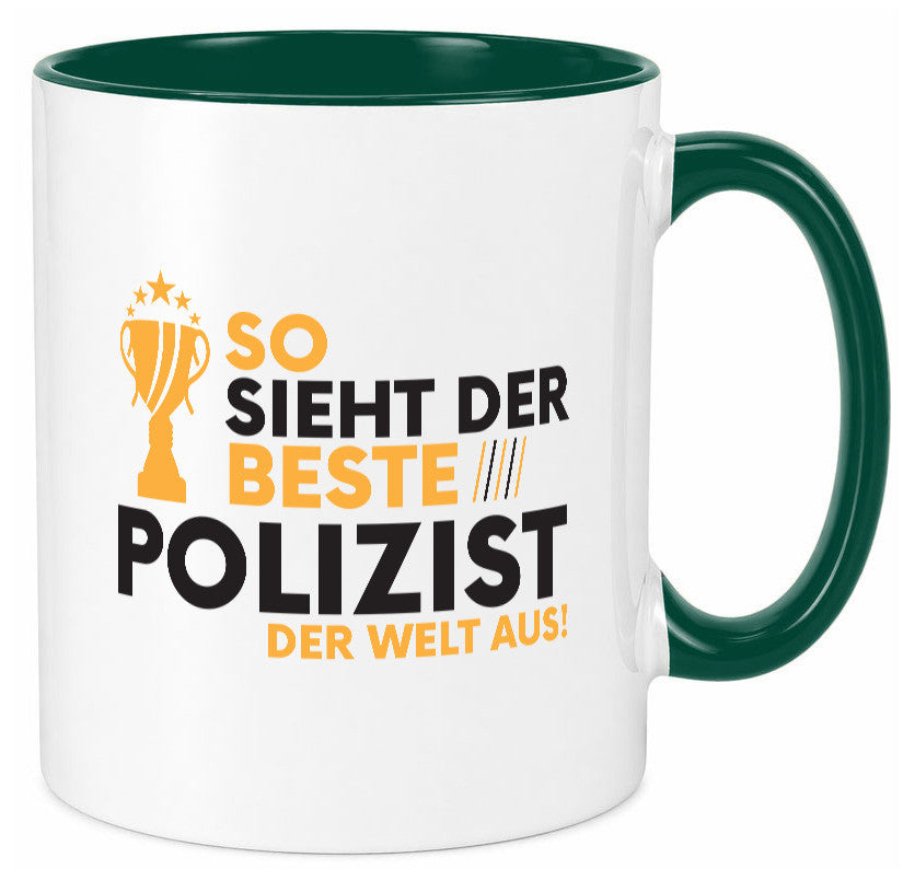 Der Weltbeste Polizist | Polizei Geschenkidee Humor Tasse