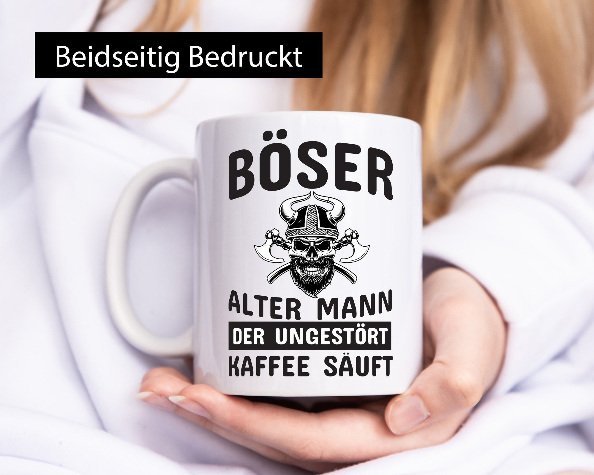 Böser alter Mann | Männer Humor Kaffeetrinker Spruch Geschenkidee Tasse
