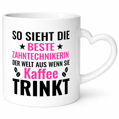 Kaffee trinkt: Zahntechnikerin | Zahnmedizin lustiger Spruch Geschenk Humor